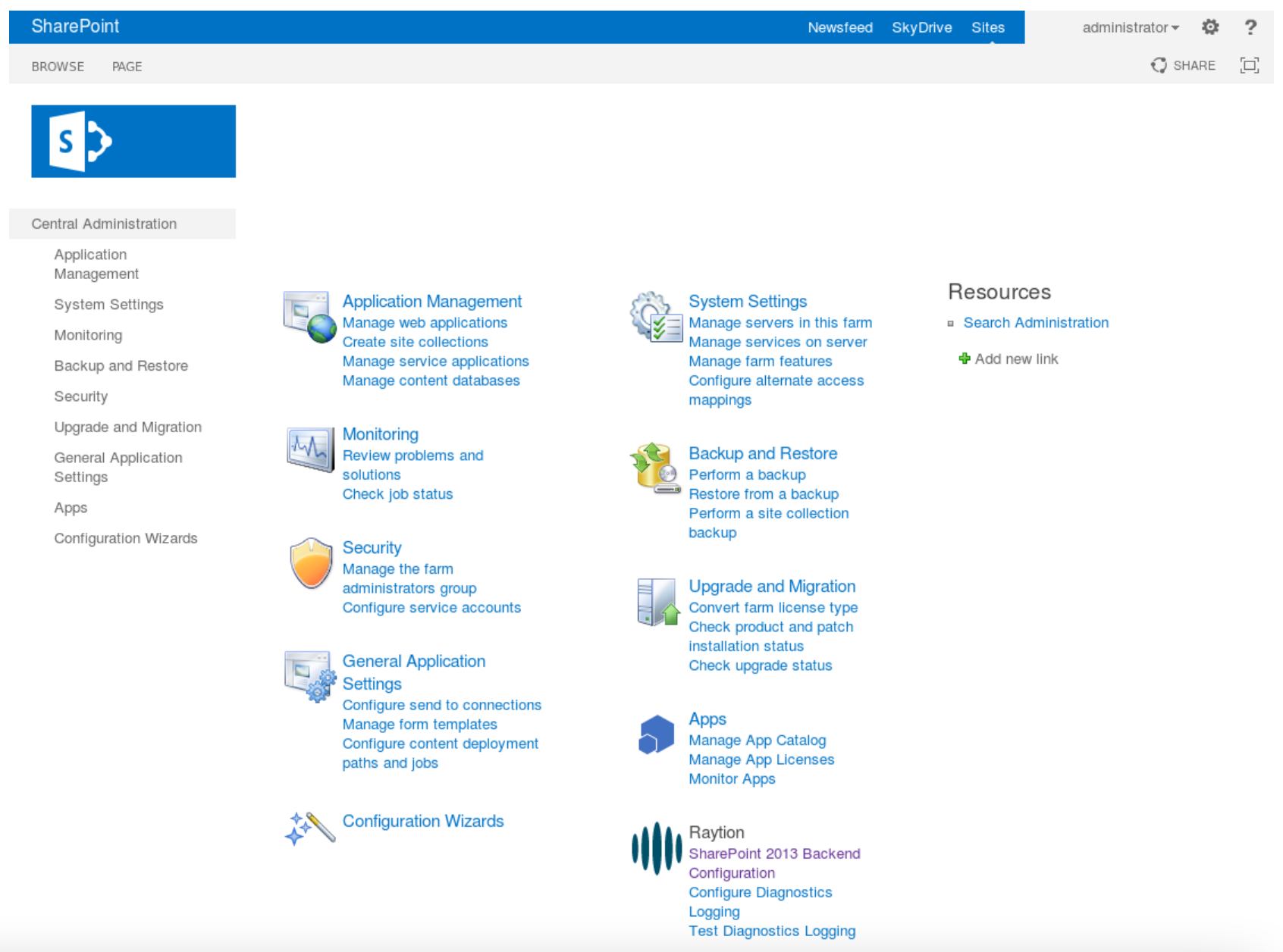 bcs successful installation